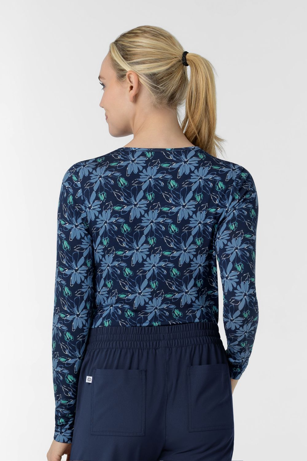 Maglia Setosa Beachy Bloom Navy