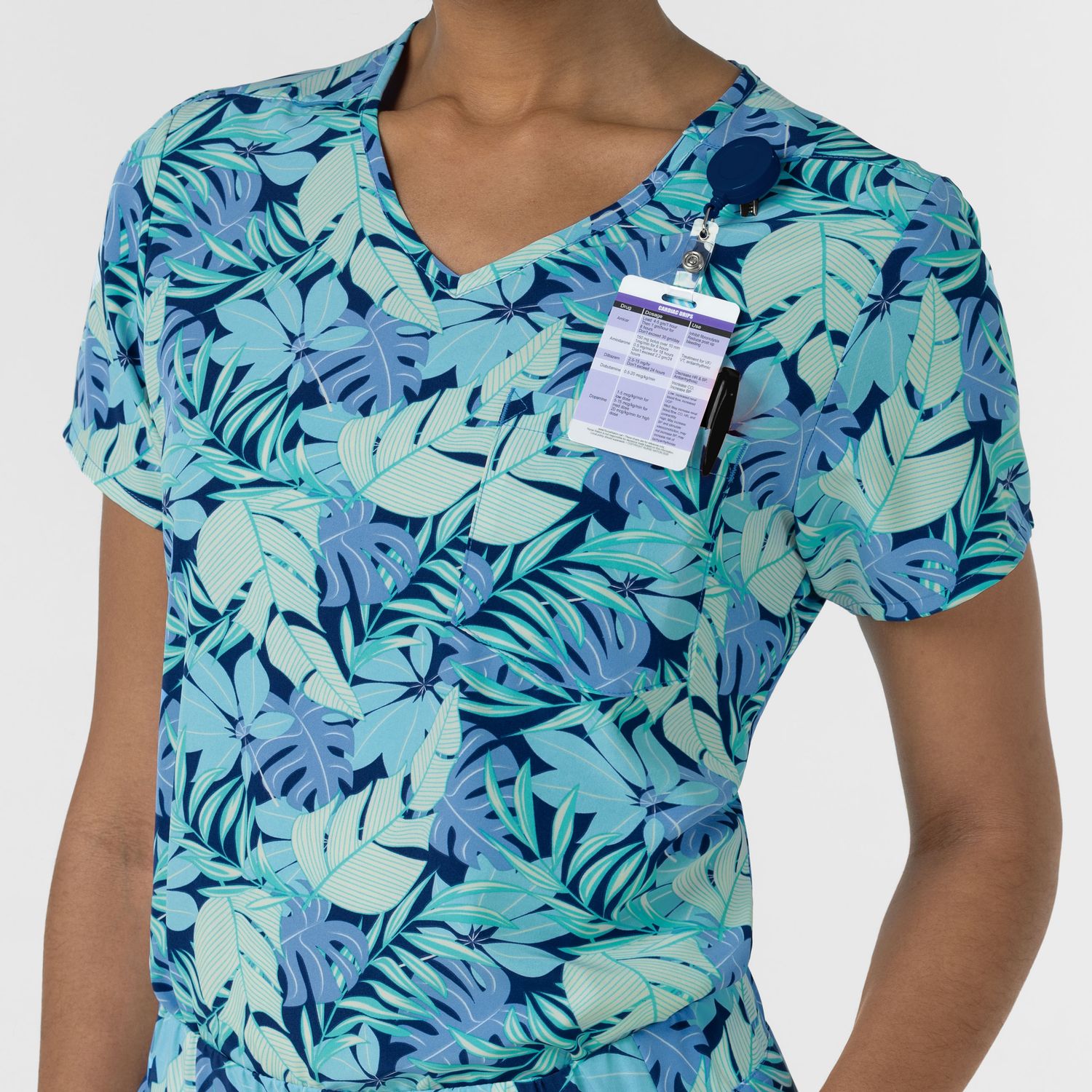 Casacca donna 6467 scollo a V Breezy Palms
