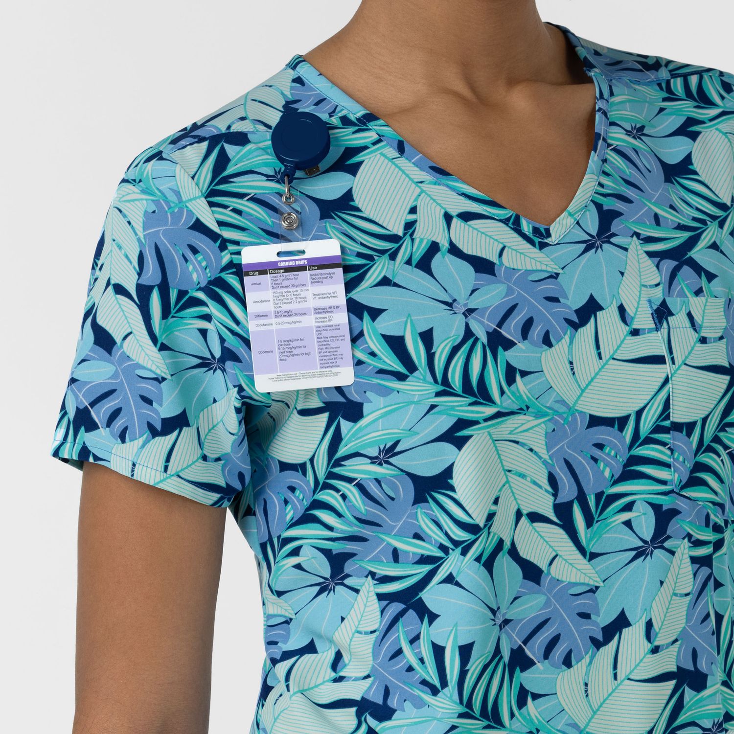 Casacca donna 6467 scollo a V Breezy Palms