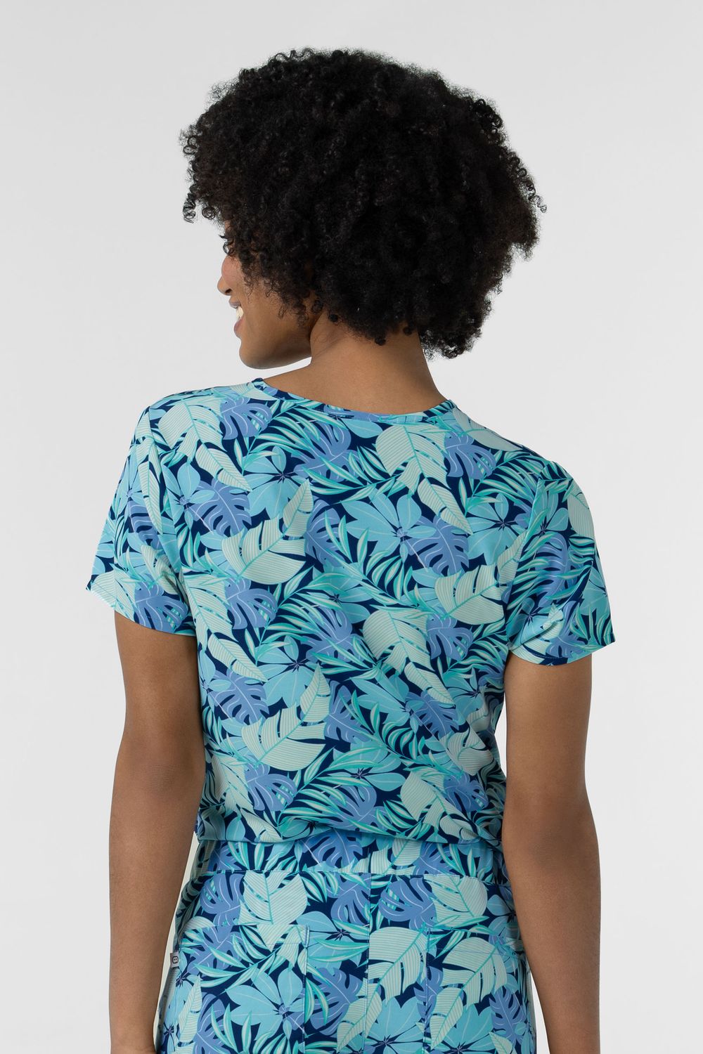 Casacca donna 6467 scollo a V Breezy Palms