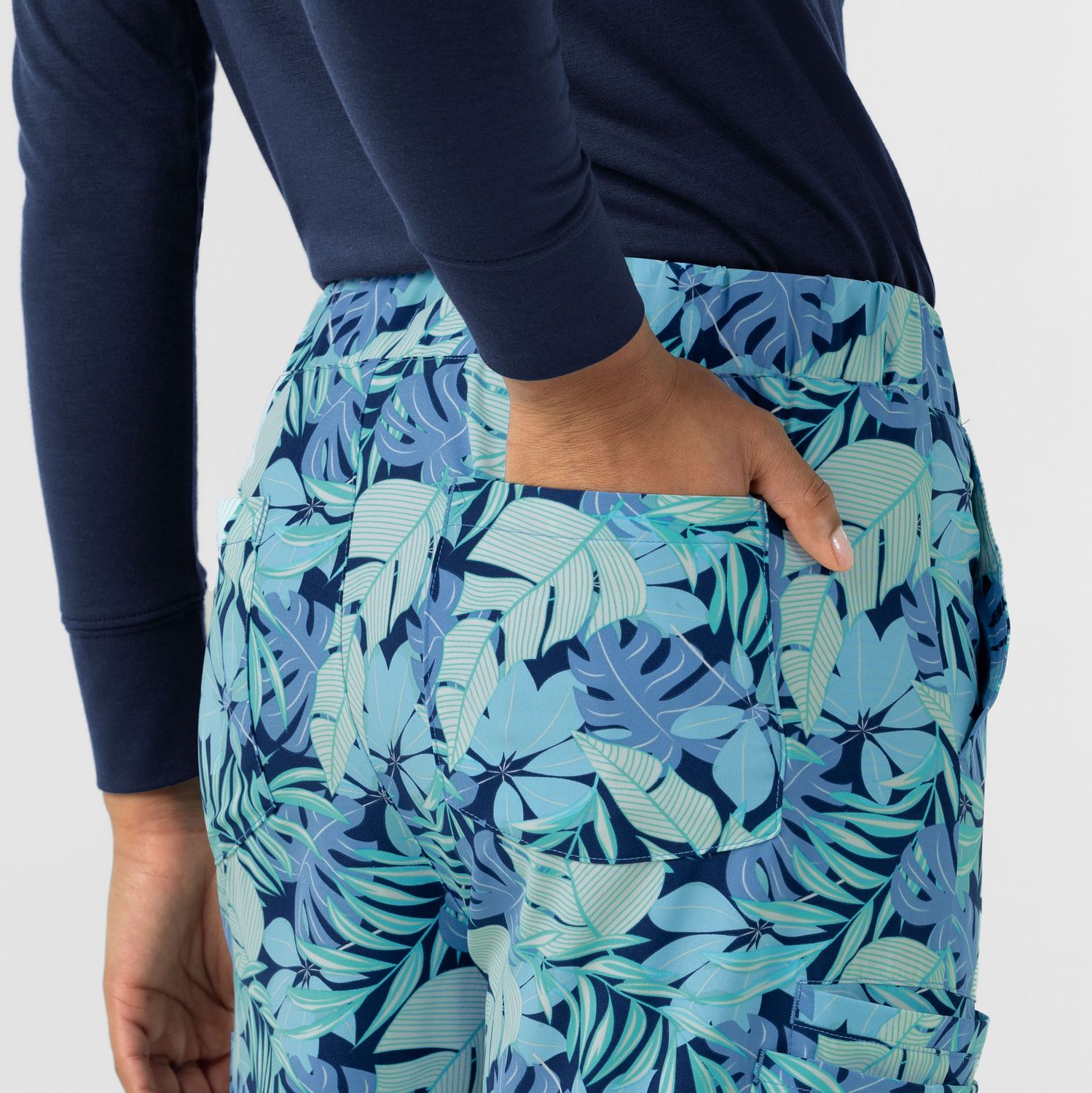 Pantalone donna 5467 doppio cargo Breezy Palms