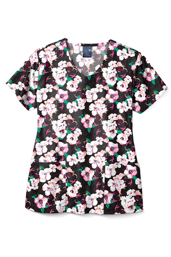 Casacca scollo a V - Pretty Peony