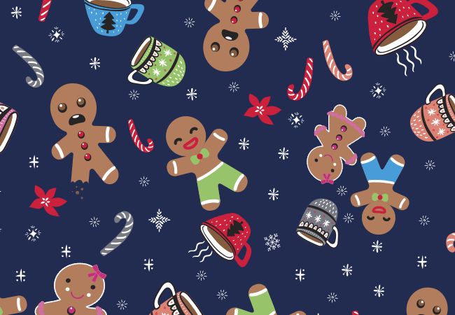 Casacca donna scollo a V - Holiday Treats