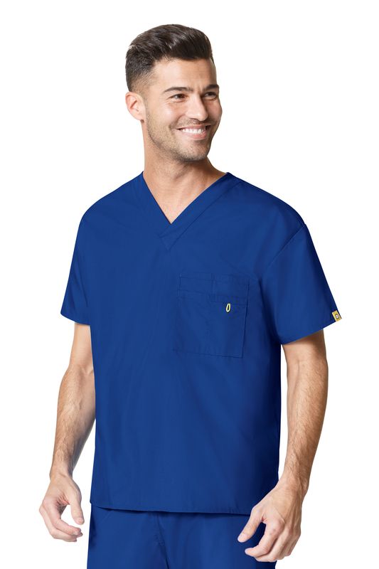 Casacca unisex 6006 scollo a V galaxy blue
