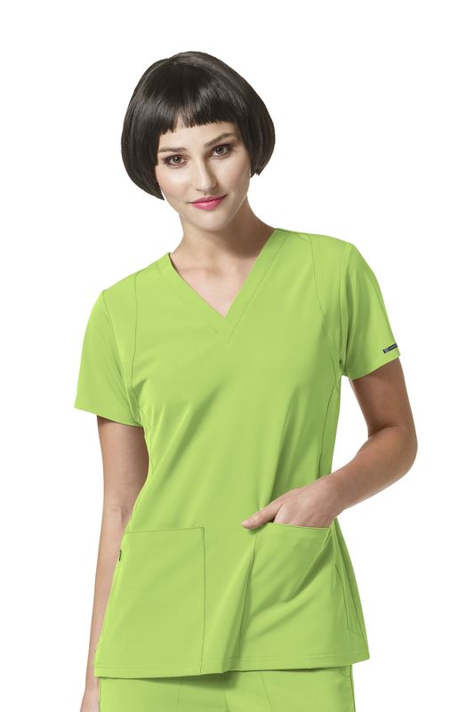 Casacca donna SYNC scollo a V green apple