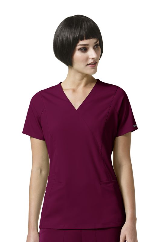 Casacca donna Axis scollo a Y wine