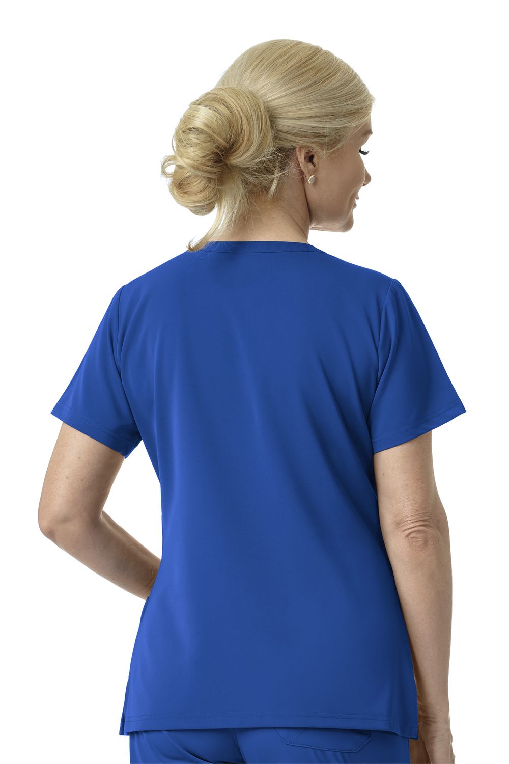 Casacca donna Sequence scollo a V royal blue