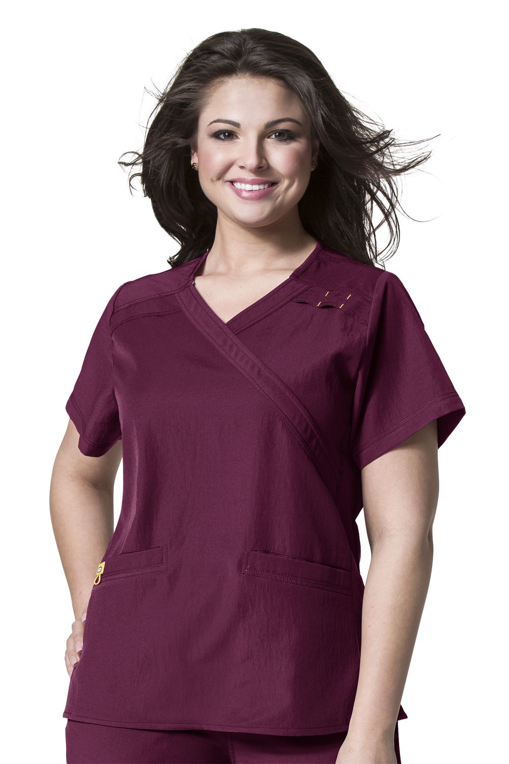 Casacca donna 6205 scollo a Y wine