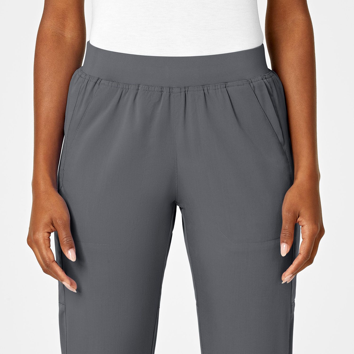 Pantalone donna 5419 cargo 7 tasche pewter