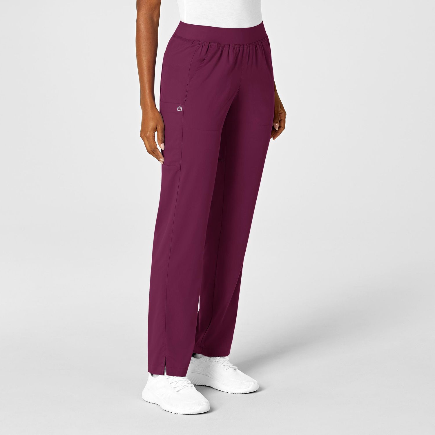 Pantalone donna 5419 cargo 7 tasche wine