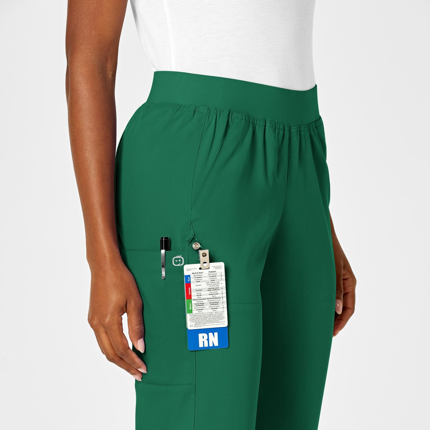 Pantalone donna 5419 cargo 7 tasche hunter