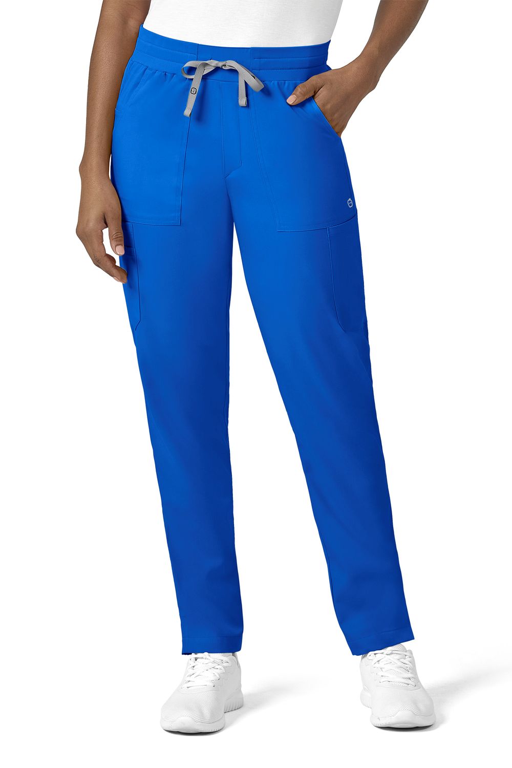 Pantalone donna 5519 slim cargo royal blue