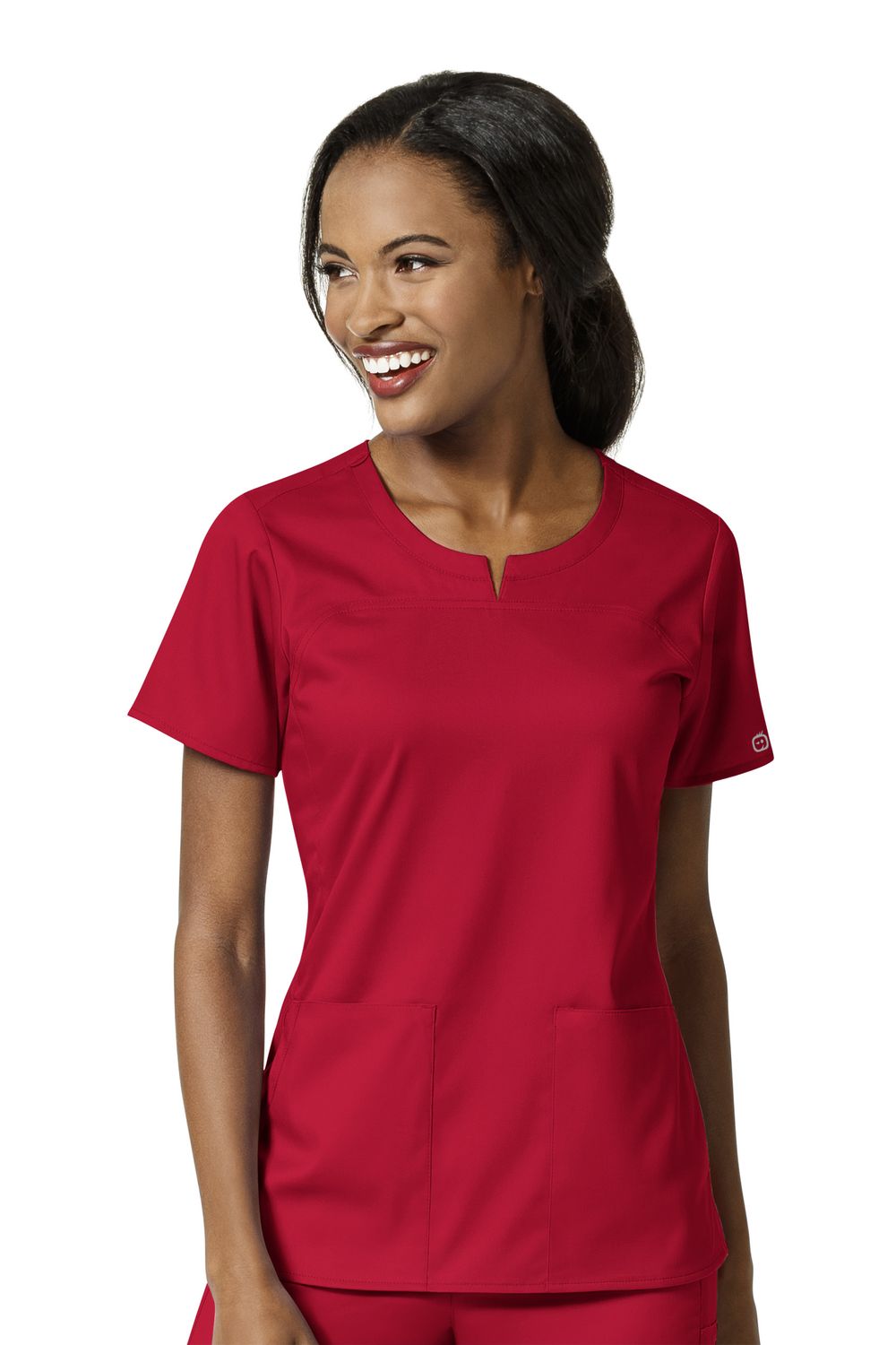 Casacca donna 6419 girocollo red