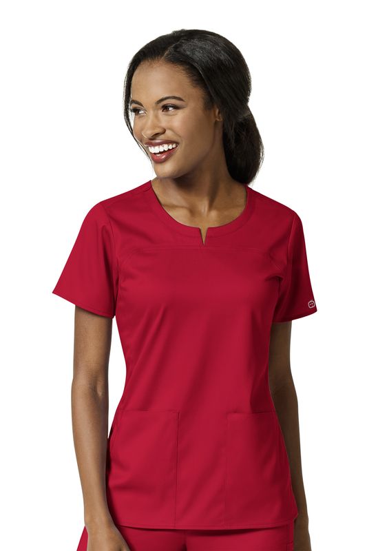 Casacca donna 6419 girocollo red