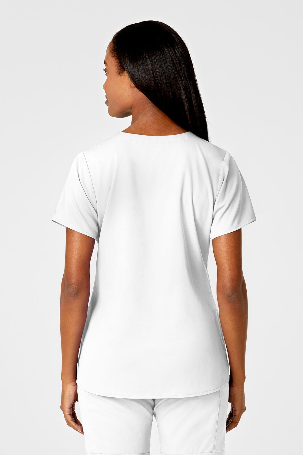 Casacca donna 6419 girocollo white