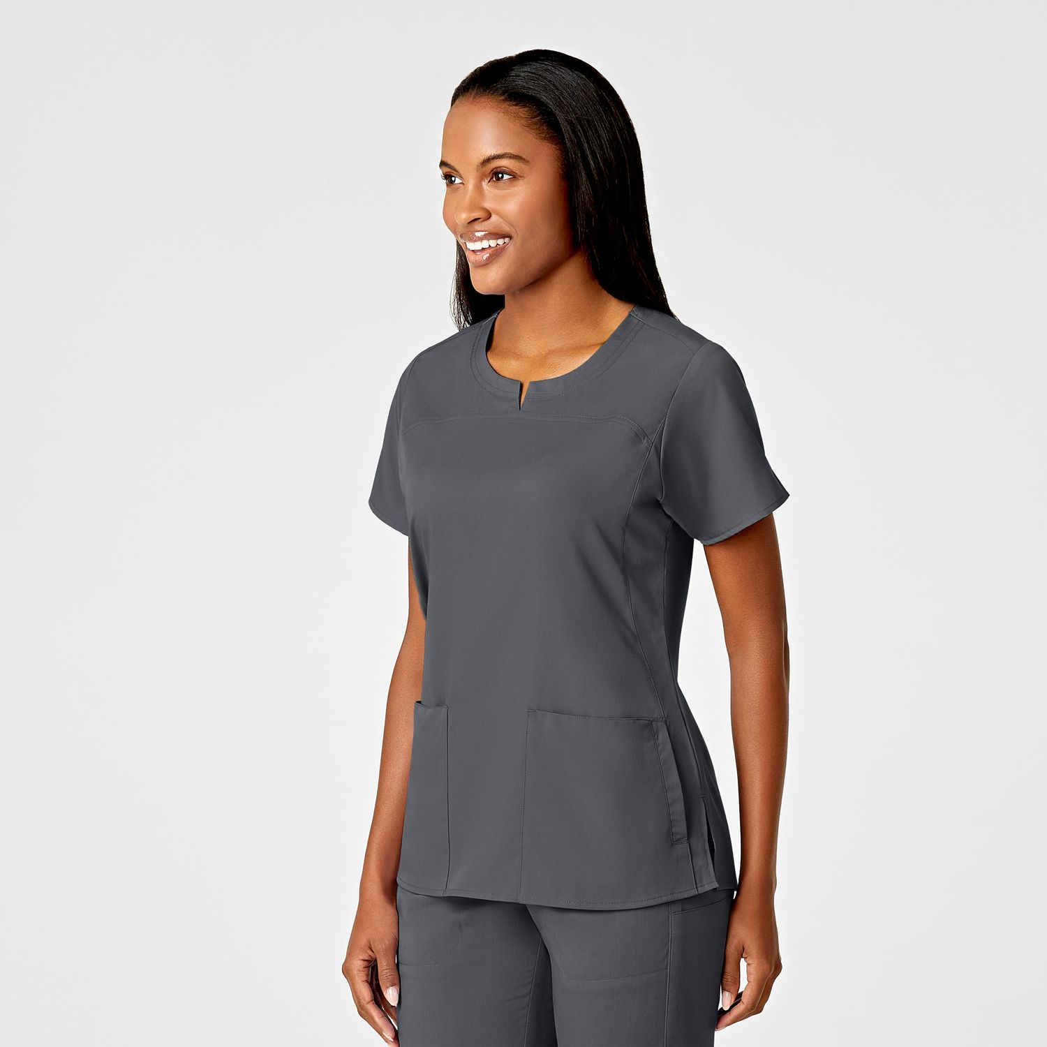 Casacca donna 6419 girocollo pewter
