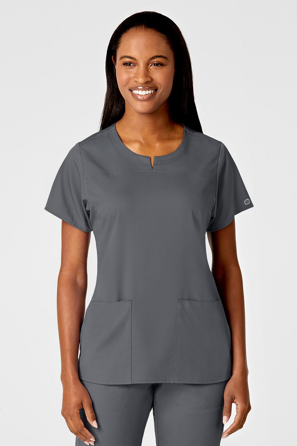 Casacca donna 6419 girocollo pewter