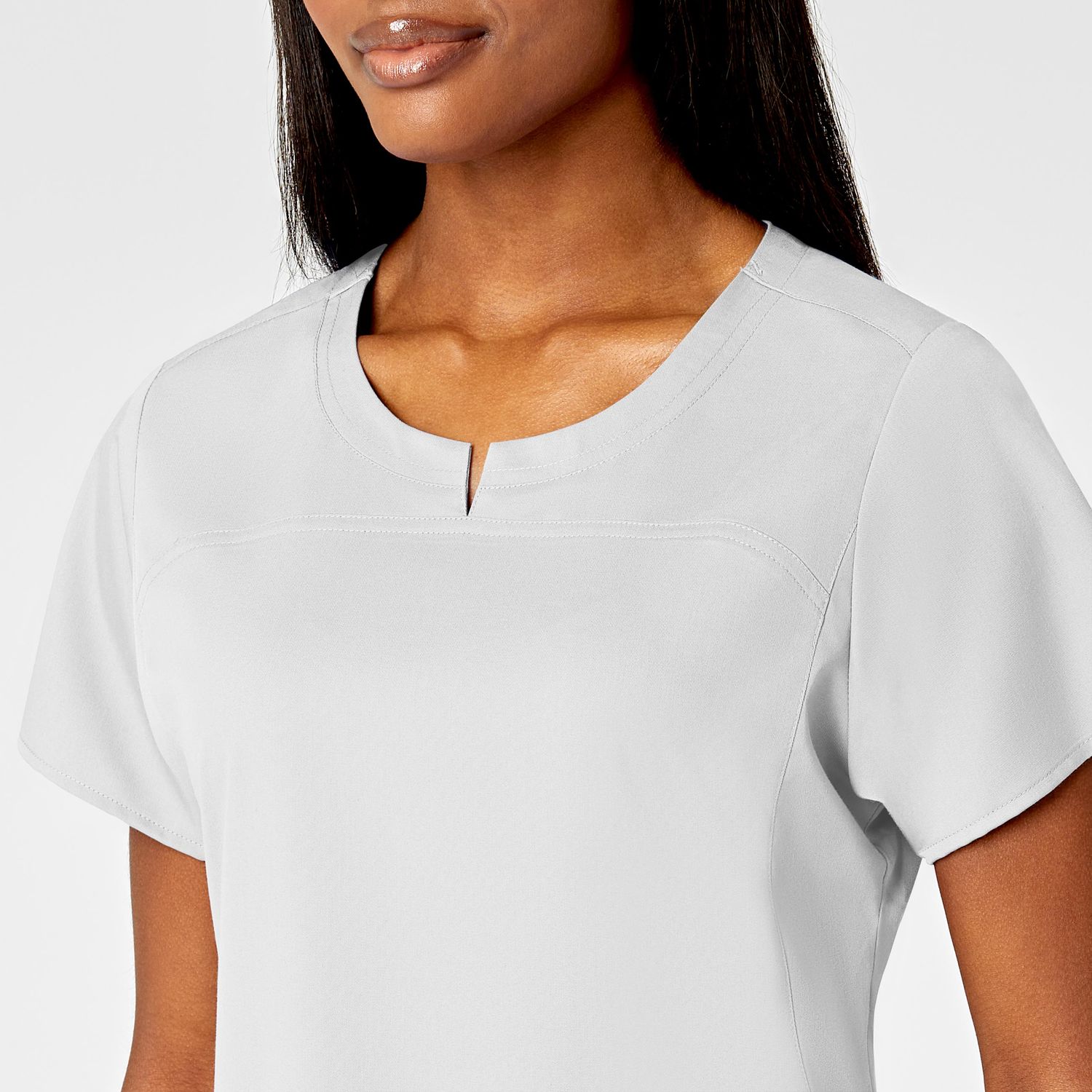 Casacca donna 6419 girocollo white