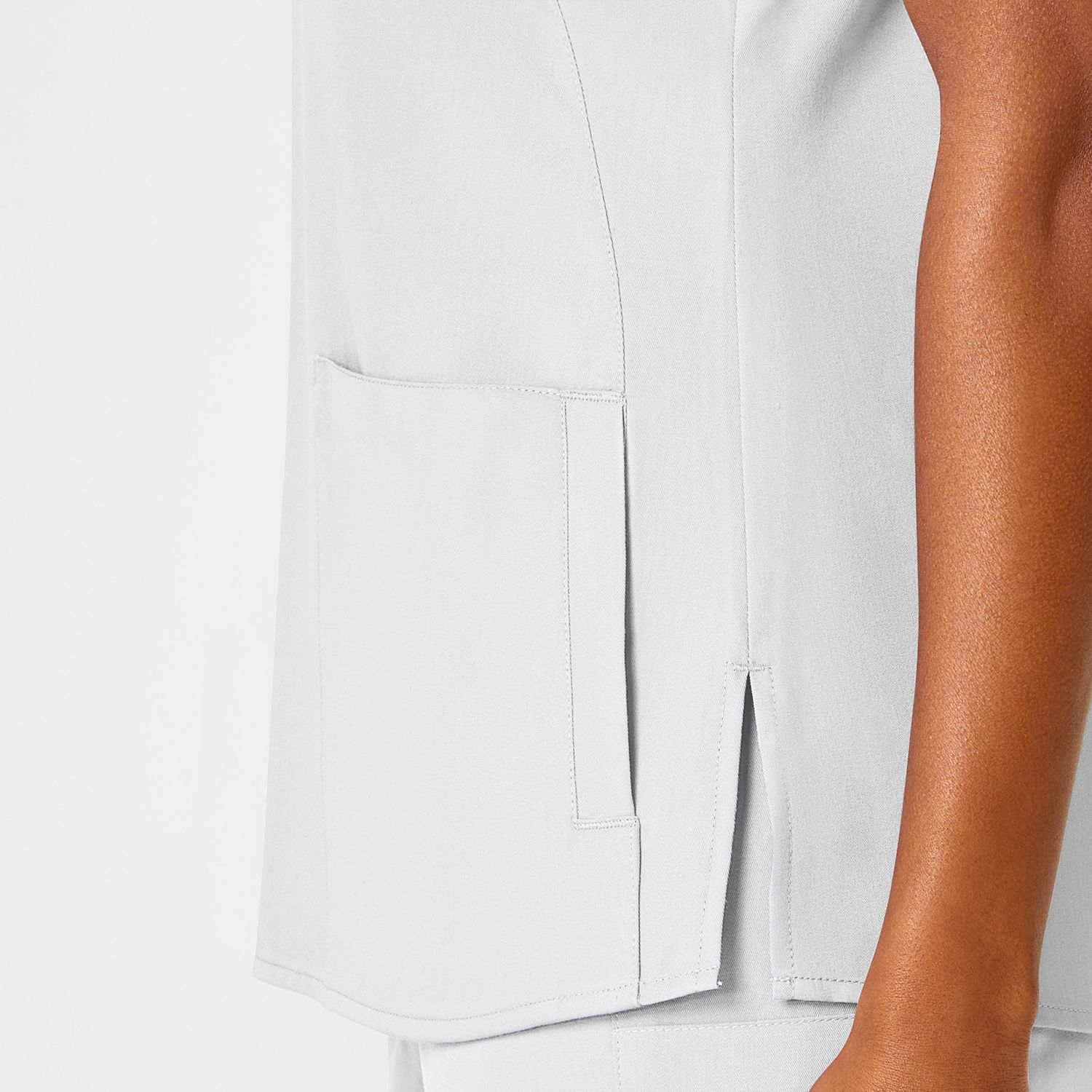 Casacca donna 6419 girocollo white