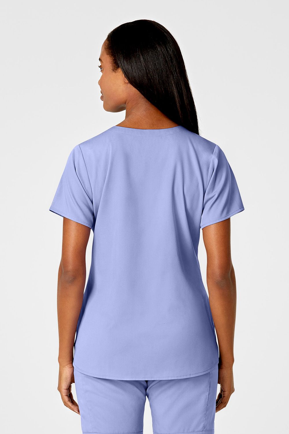Casacca donna 6419 girocollo ceil blue
