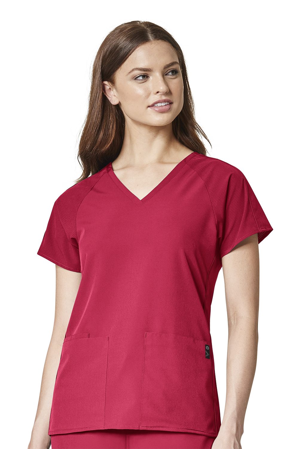 Casacca donna 6121 scollo a V cherry