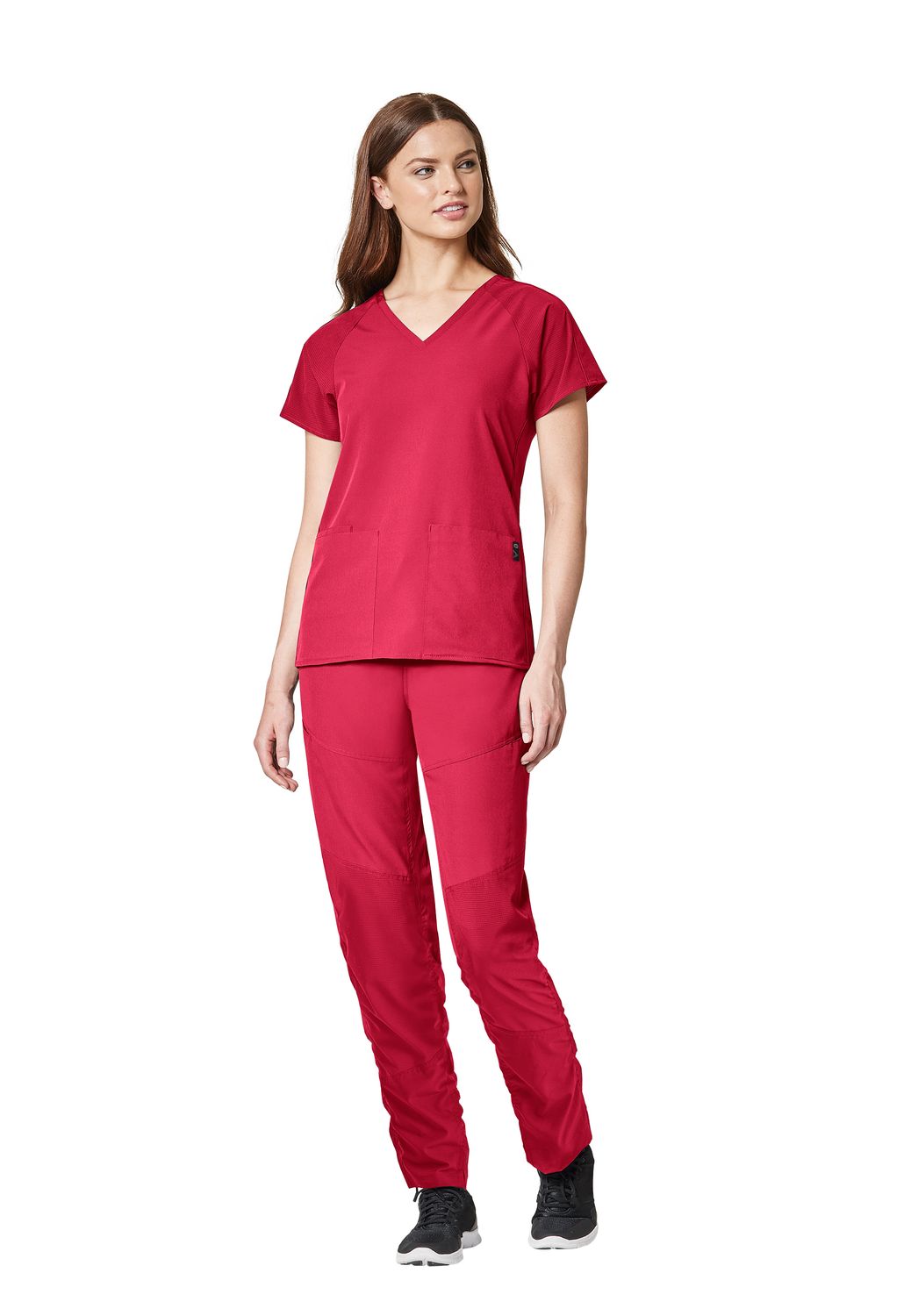 Casacca donna 6121 scollo a V cherry