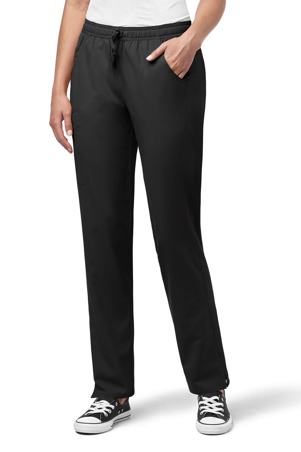 Pantalone donna 5128 gamba slim black