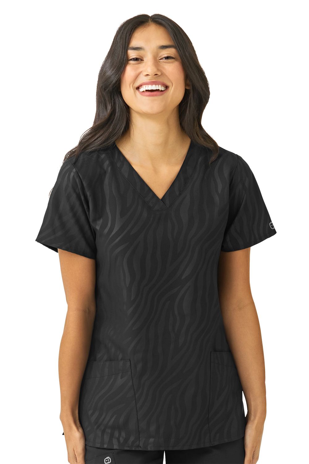 Casacca donna 6275 scollo a V zamouflage