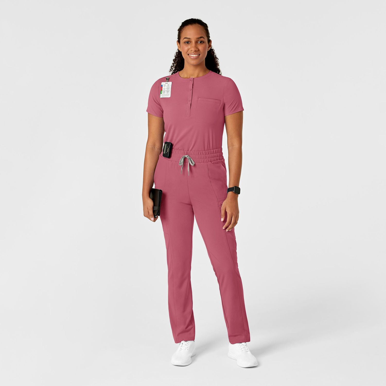 Casacca donna 6434 scollo alla coreana rose