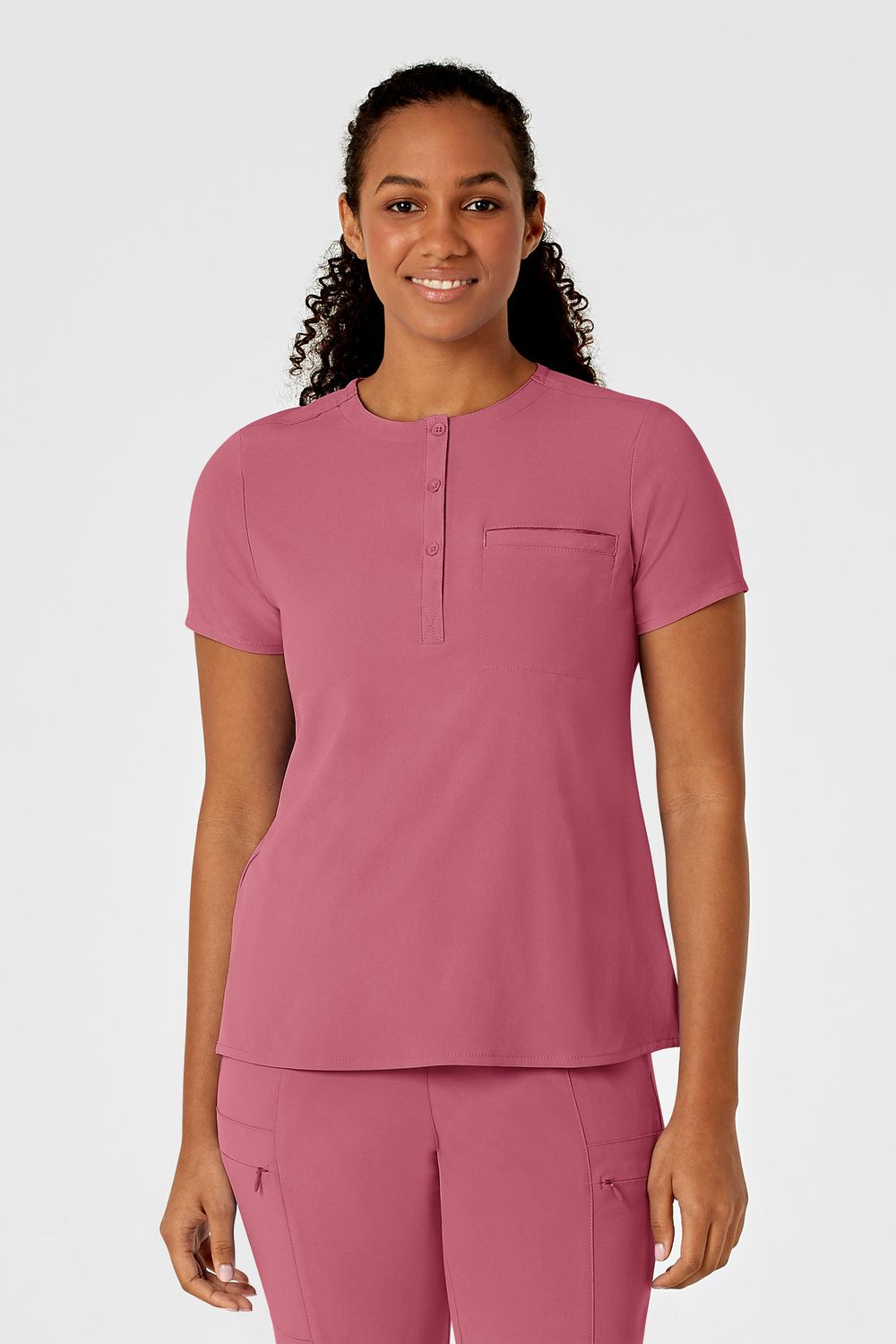 Casacca donna 6434 scollo alla coreana rose