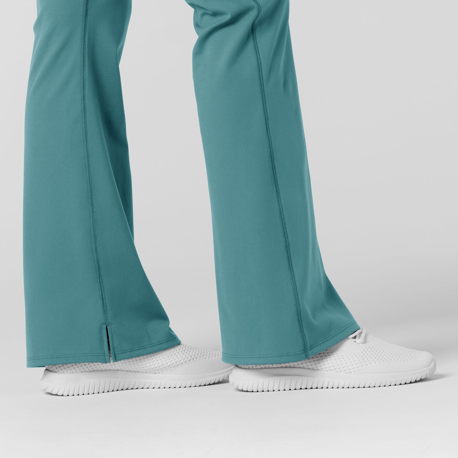 Pantalone donna 5459 yoga svasato vintage teal