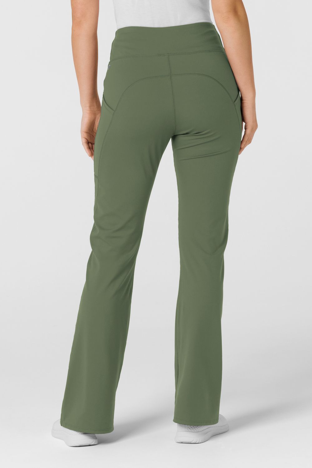 Pantalone donna 5459 yoga svasato olive
