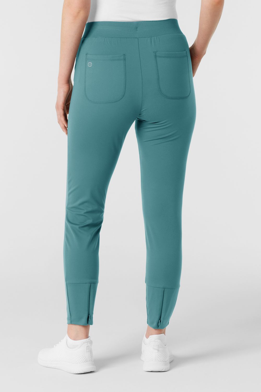 Pantalone donna 5259 slim vintage teal