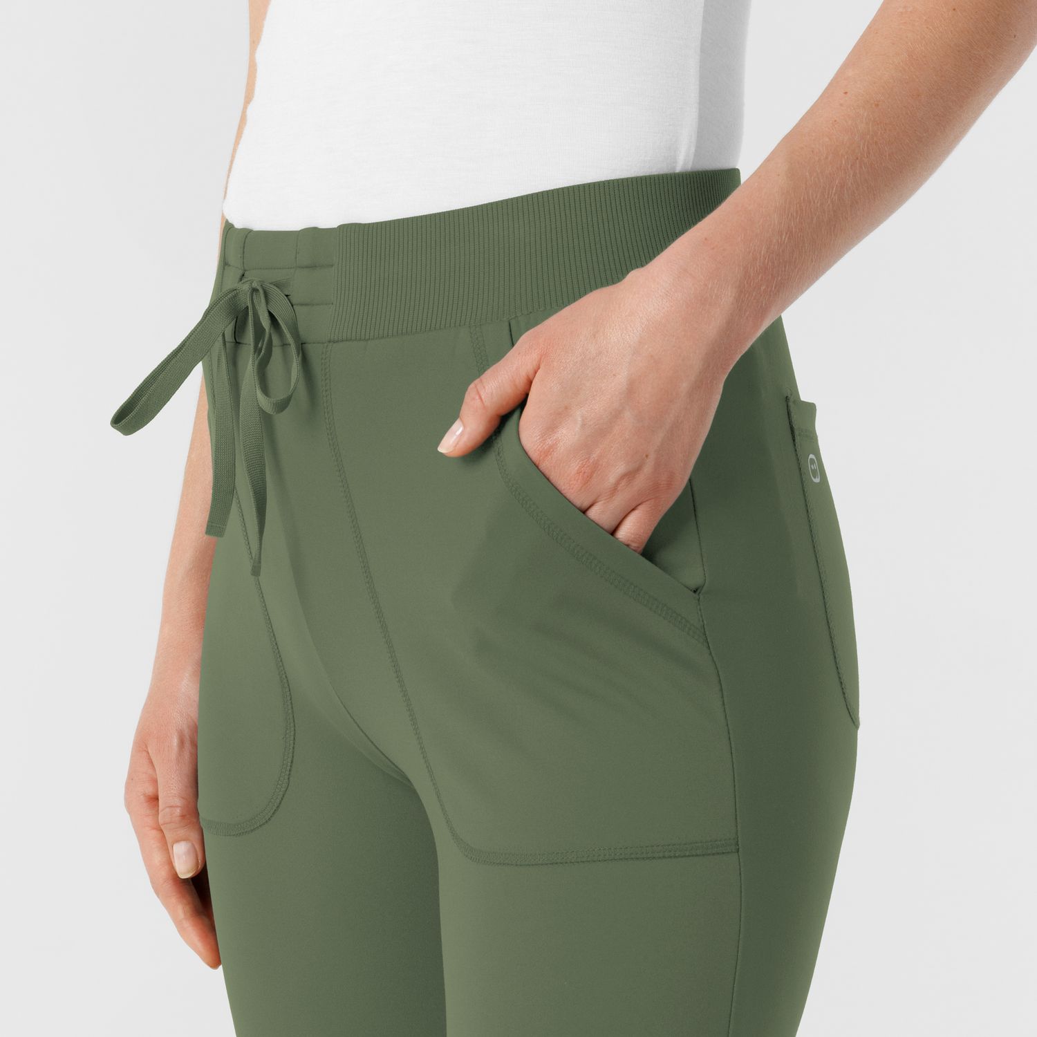 Pantalone donna 5259 slim olive