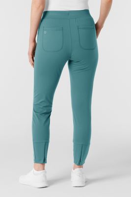 Pantalone donna 5259 slim vintage teal