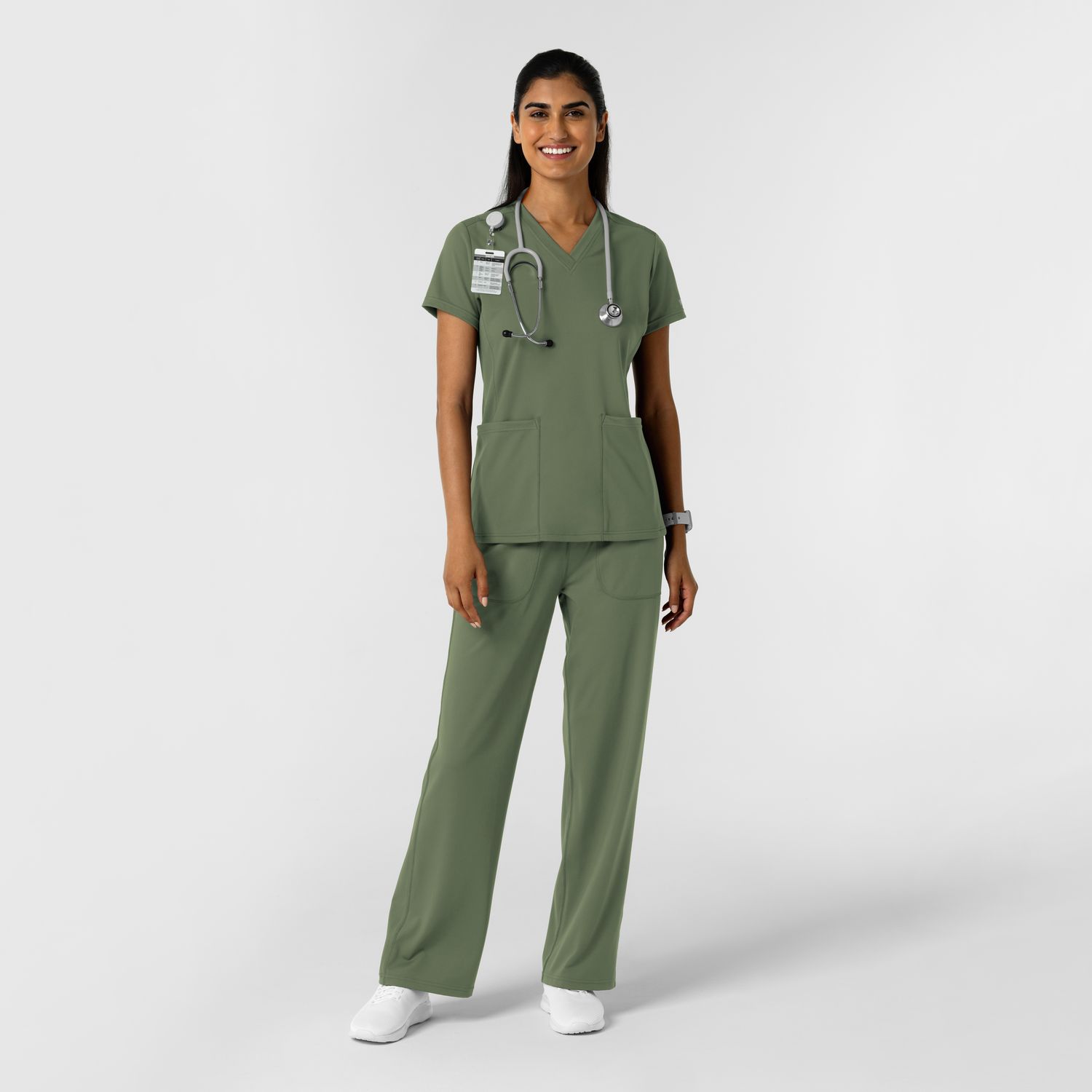 Pantalone donna 5559 largo olive
