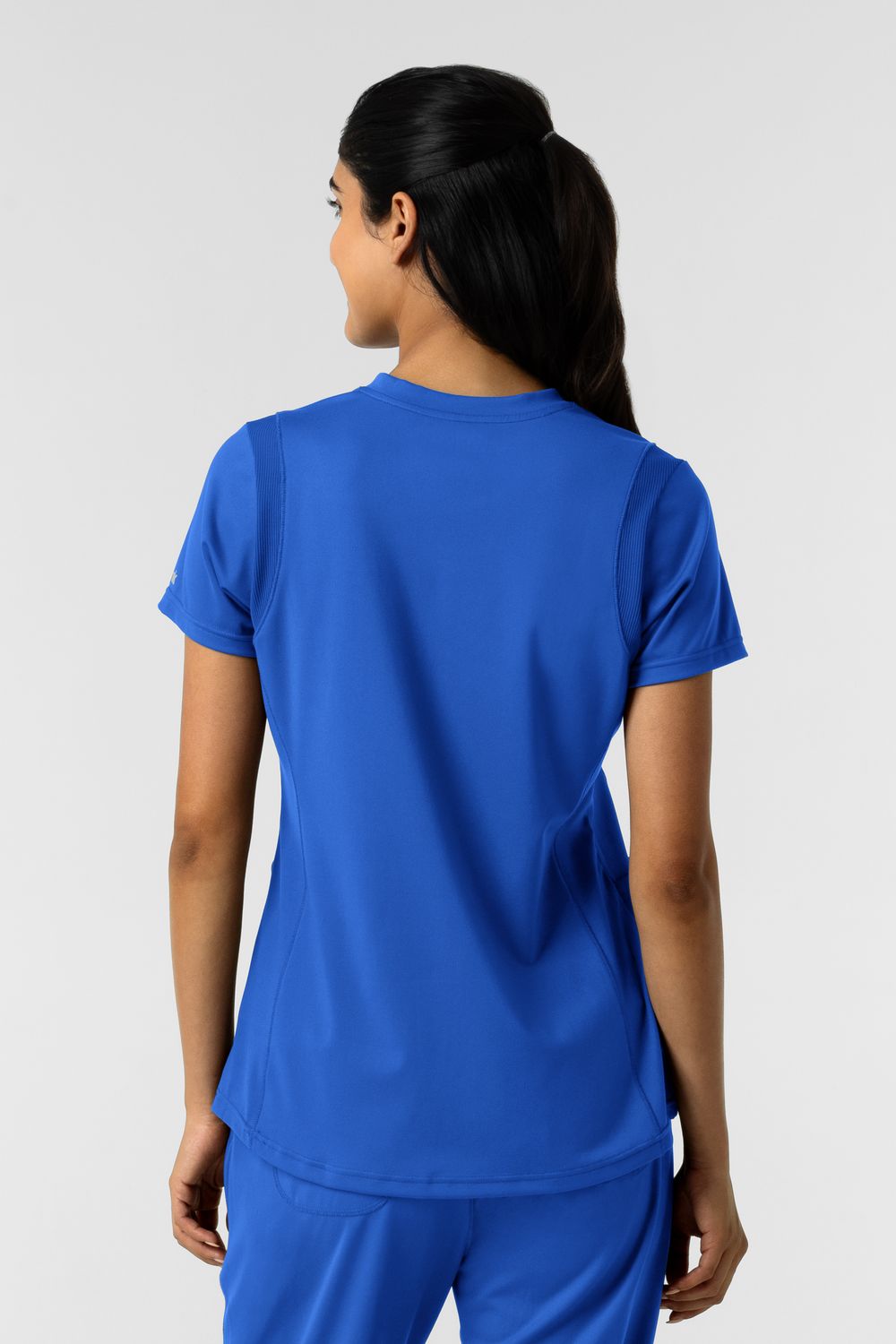 Casacca donna 6559 scollo a V royal blue