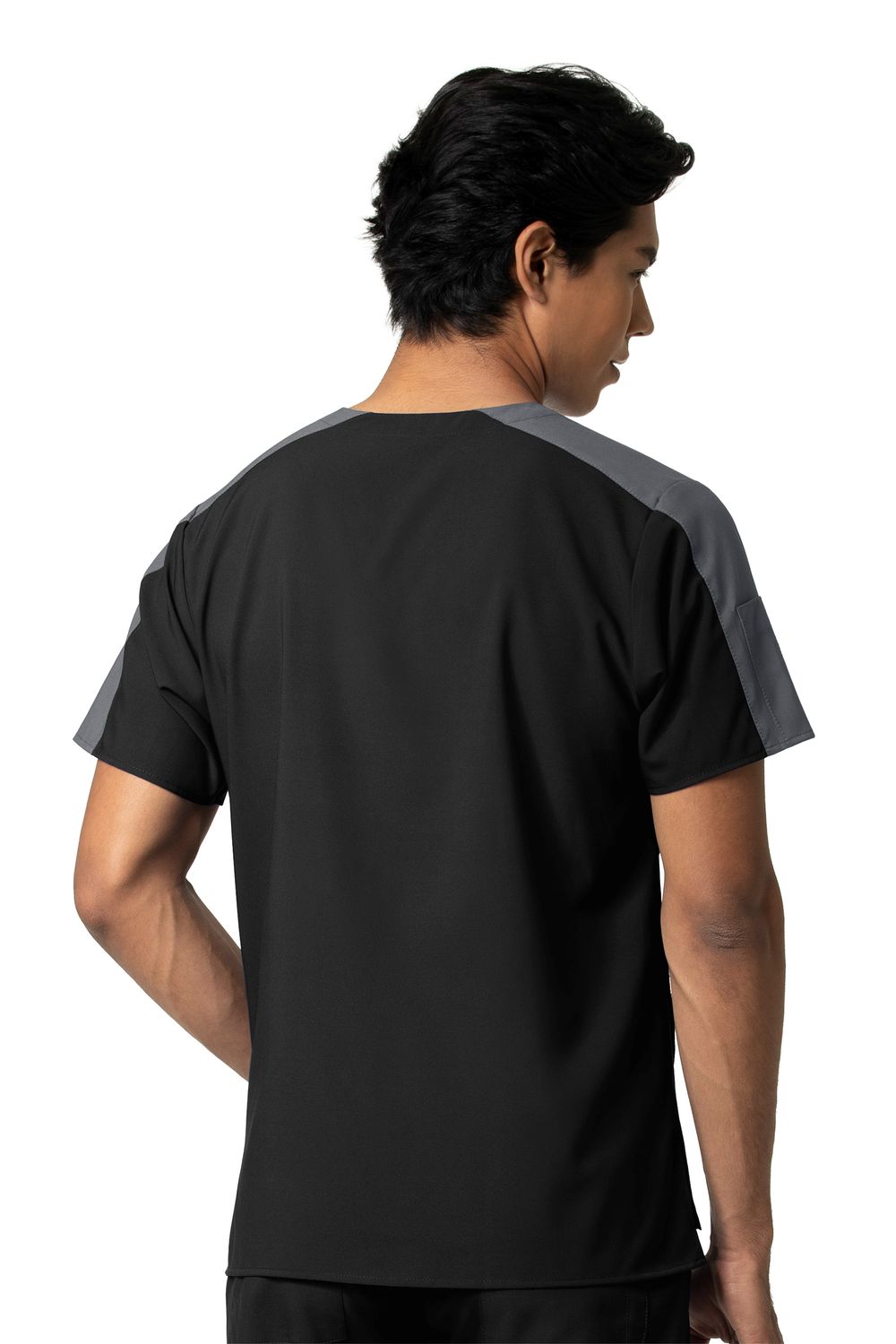 Casacca uomo 6655 scollo a V black (pewter)