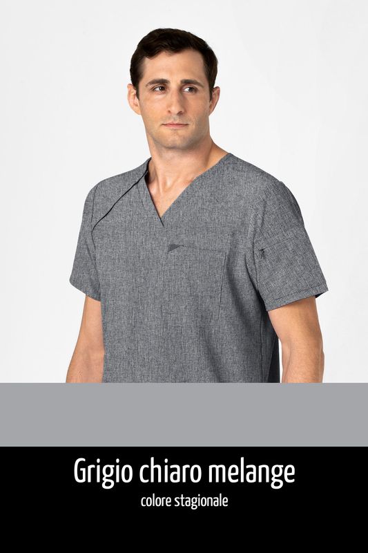 Grey Heather Look - Grigio chiaro melange