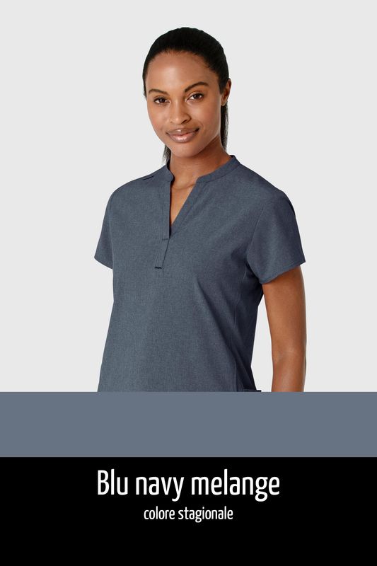 Navy Heather Look - Blu Navy melange