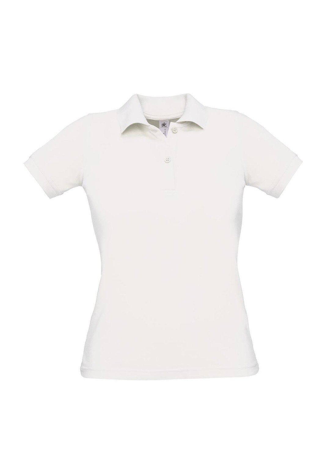 B&amp;C Safran Pure polo donna manica corta, Colore: 001 bianco