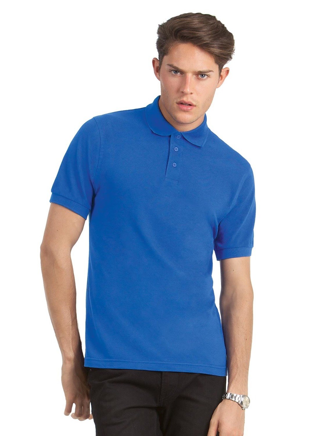 B&amp;C Safran polo unisex manica corta