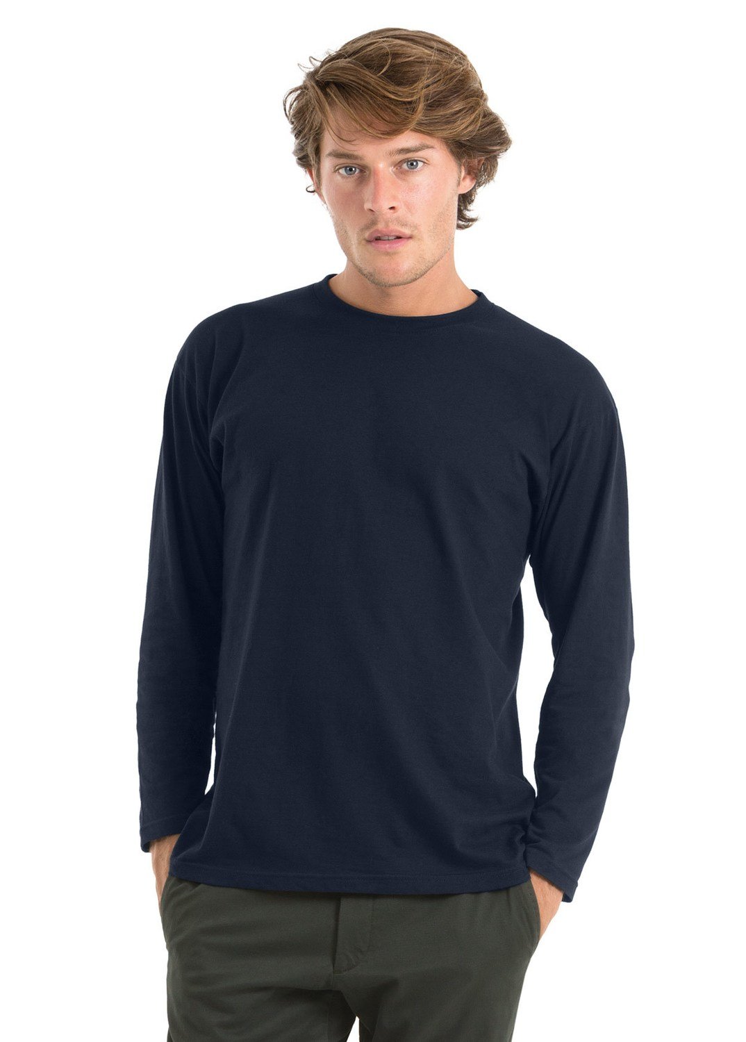 B&amp;C Exact 150 LSL T-shirt unisex manica lunga