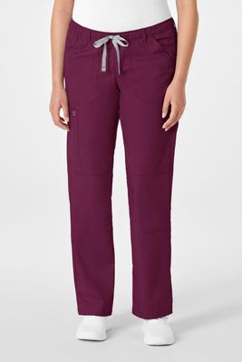Pantalone donna 504 cargo wine
