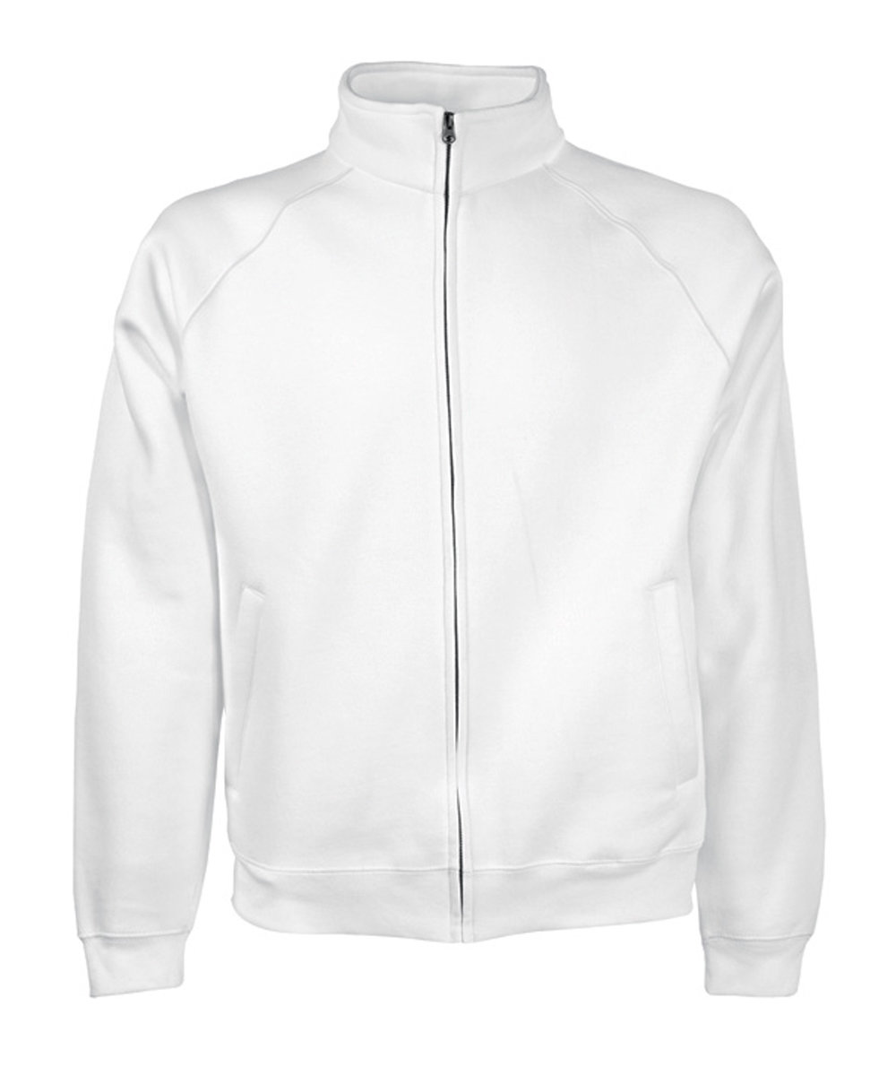 FRUITOFTHELOOM Premium Felpa unisex, Colore: 30 bianco
