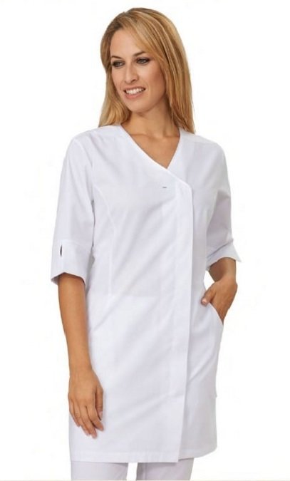 SIGGIBEAUTY Jacky camice donna, Colore: 0001 bianco