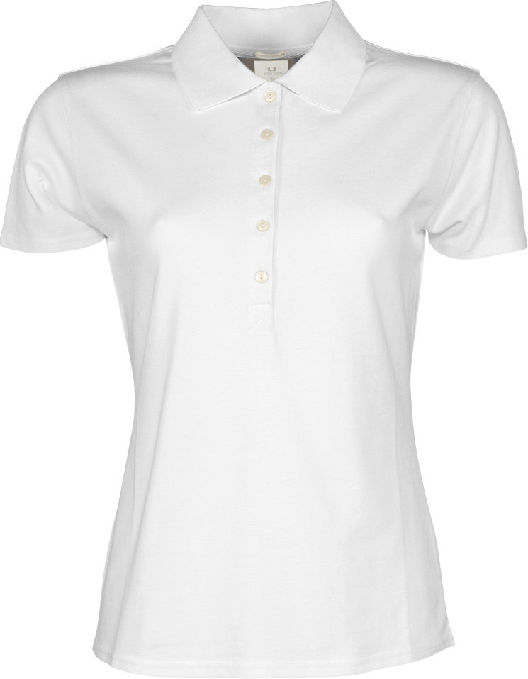 TEE-JAYS Polo donna stretch, Colore: 001 bianco