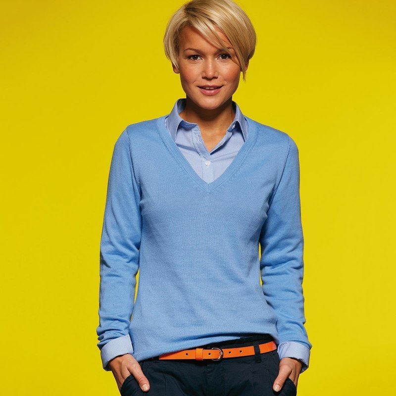 JAMES&amp;NICHOLSON Pullover scollo a V donna