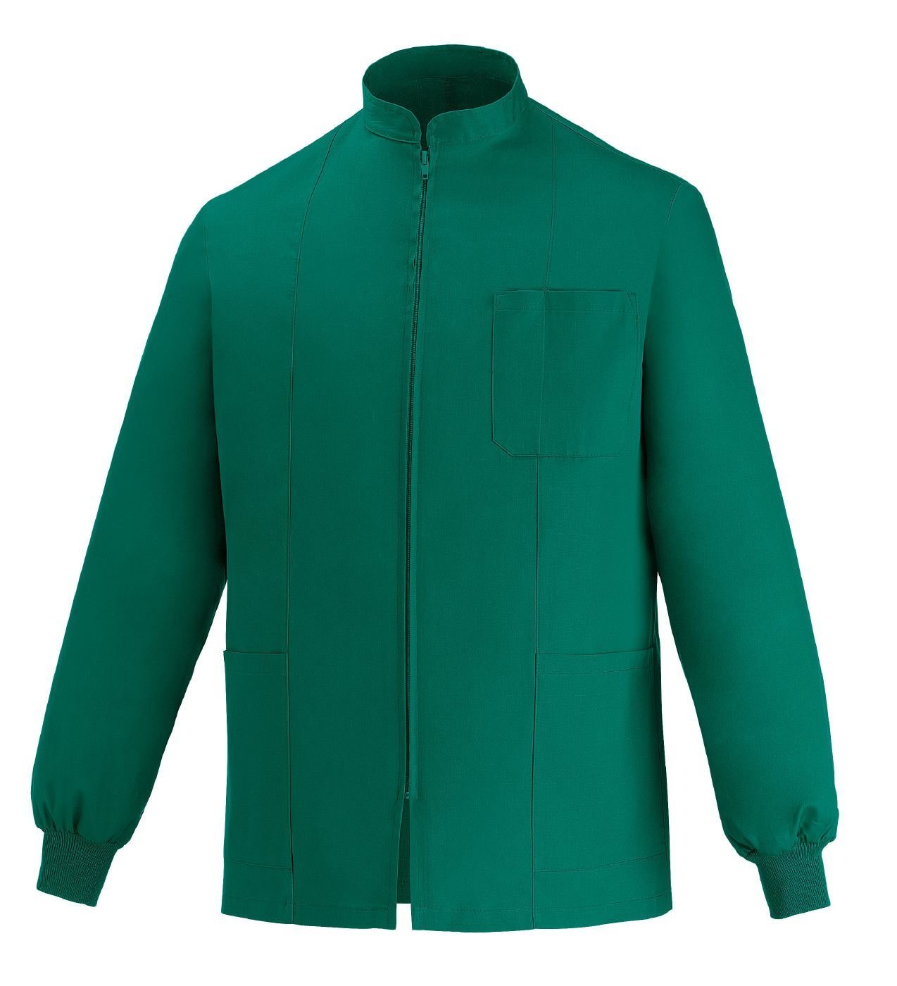 EGOCHEF Vasco medical green casacca uomo zip