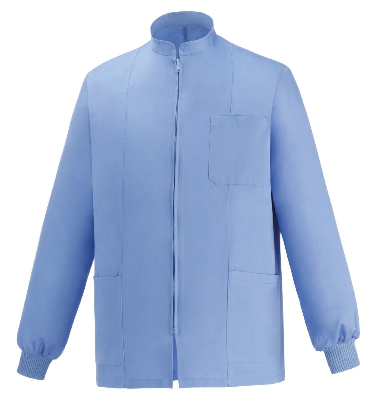 EGOCHEF Vasco light blue casacca uomo zip